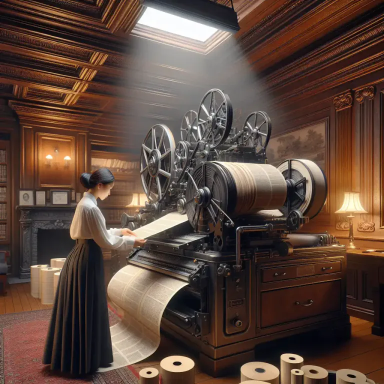 Visual representation of "microfilm" - To photograph and reduce in size a document for storage on microfilm.