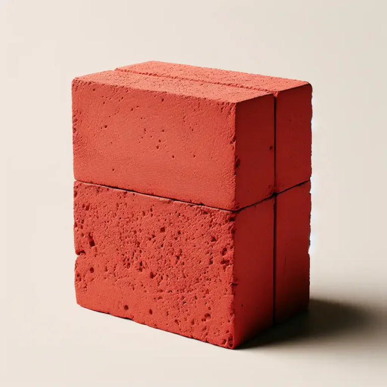 Visual representation of "brick up" - To hit or throw something, especially a brick, with force.