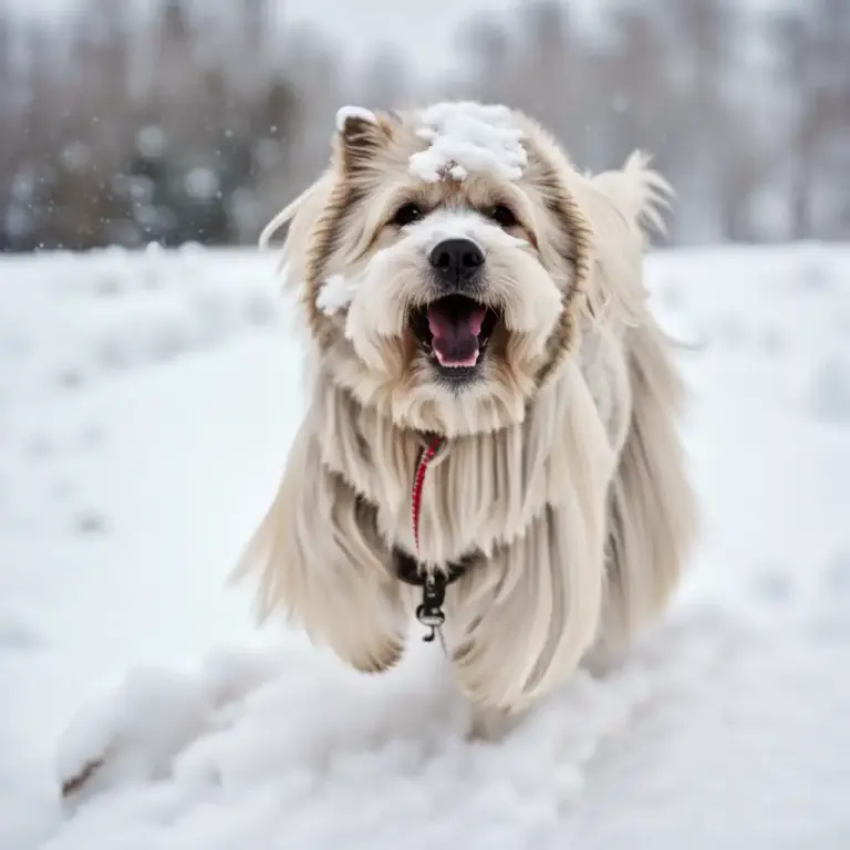 Visual representation of "furrier" - Covered with fur, hairy.