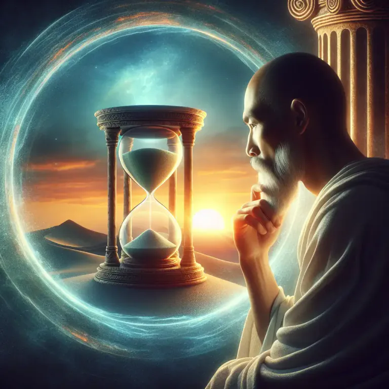 Visual representation of "eschatology" - The branch of knowledge that deals with the final events in human history or the ultimate destiny of humanity.