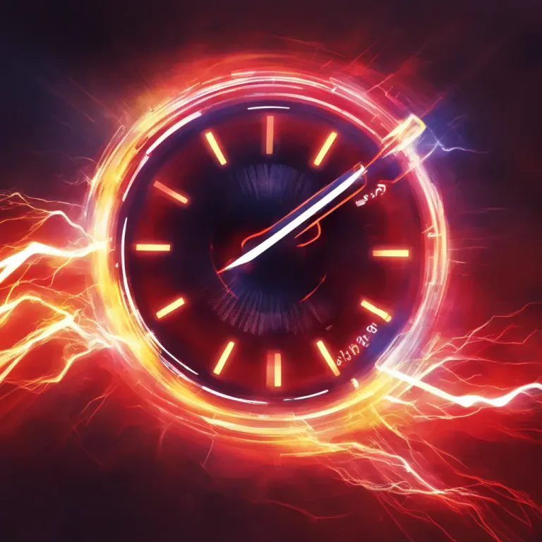 Visual representation of "fast and furious" - A way to describe something happening very quickly and with a lot of energy or activity.