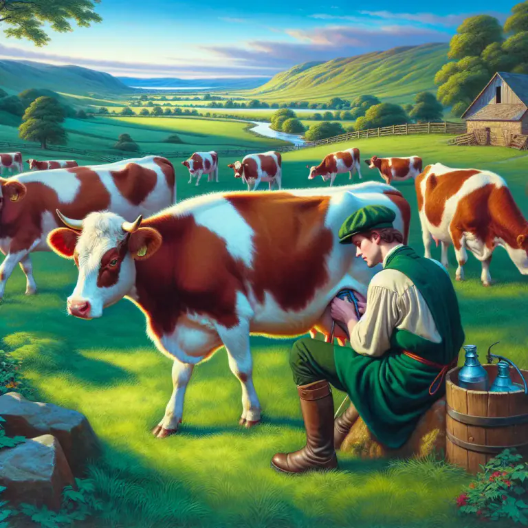 Visual representation of "ayrshire" - Referring to the Ayrshire type of domestic cattle.