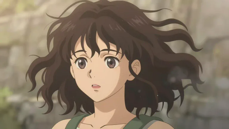 Visual representation of "frizz" - When hair curl tightly or become messy and uncontrolled.