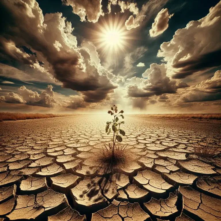 Visual representation of "penurious" - Involving a lack or scarcity of something