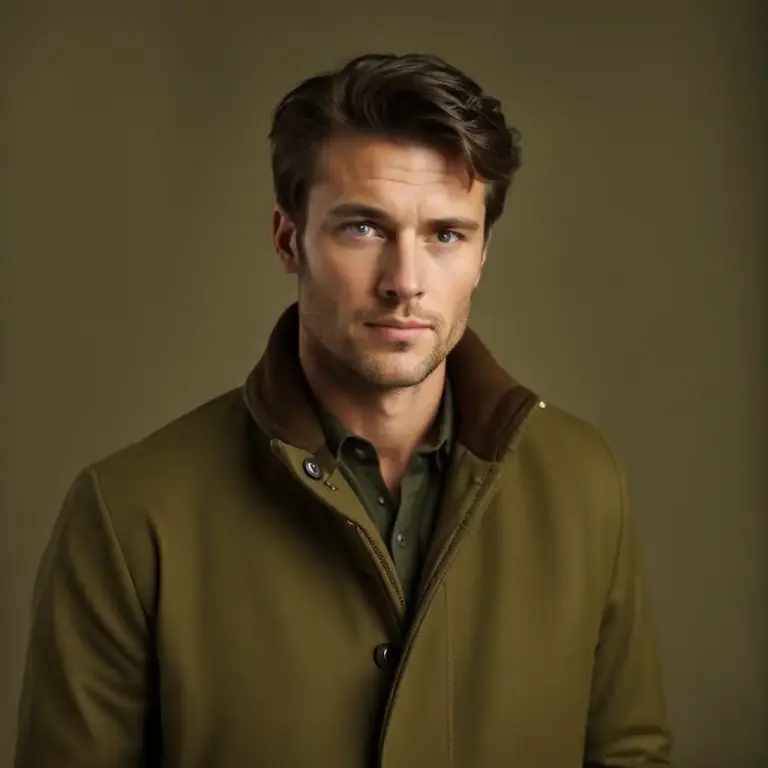 Visual representation of "olive" - A color similar to green but deeper and more like brown.