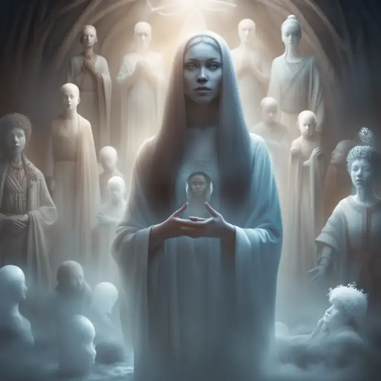 Visual representation of "sorcerer" - In various religious contexts, a person who seeks to influence the supernatural world through special rituals