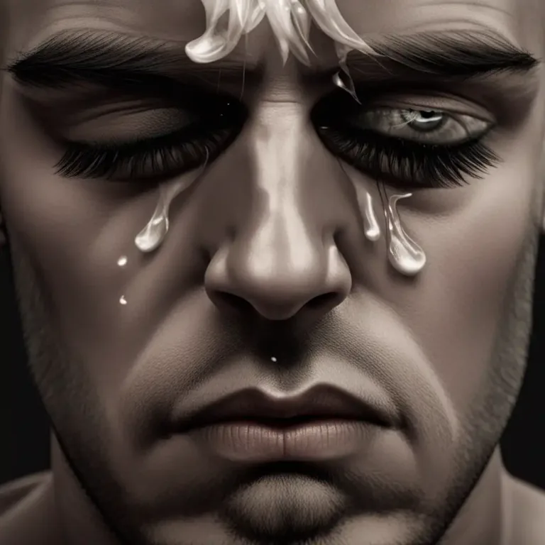 Visual representation of "sniff" - To sob or cry with short quick breaths