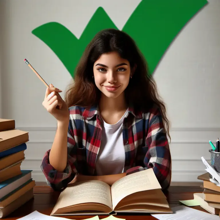Visual representation of "pass" - To succeed in a test, examination, or course of study