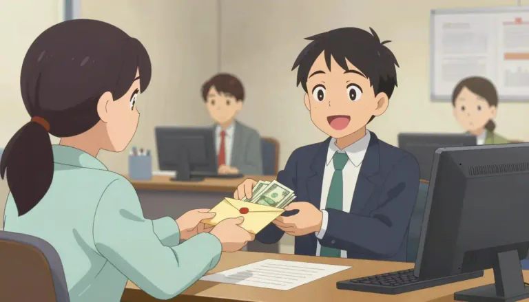 Visual representation of "payday" - The day on which a worker receives their pay.