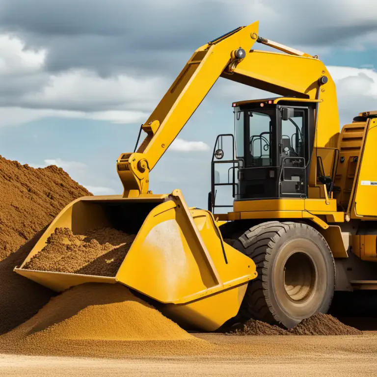 Visual representation of "bucket" - The part of a machine which picks up or moves things in a scoop