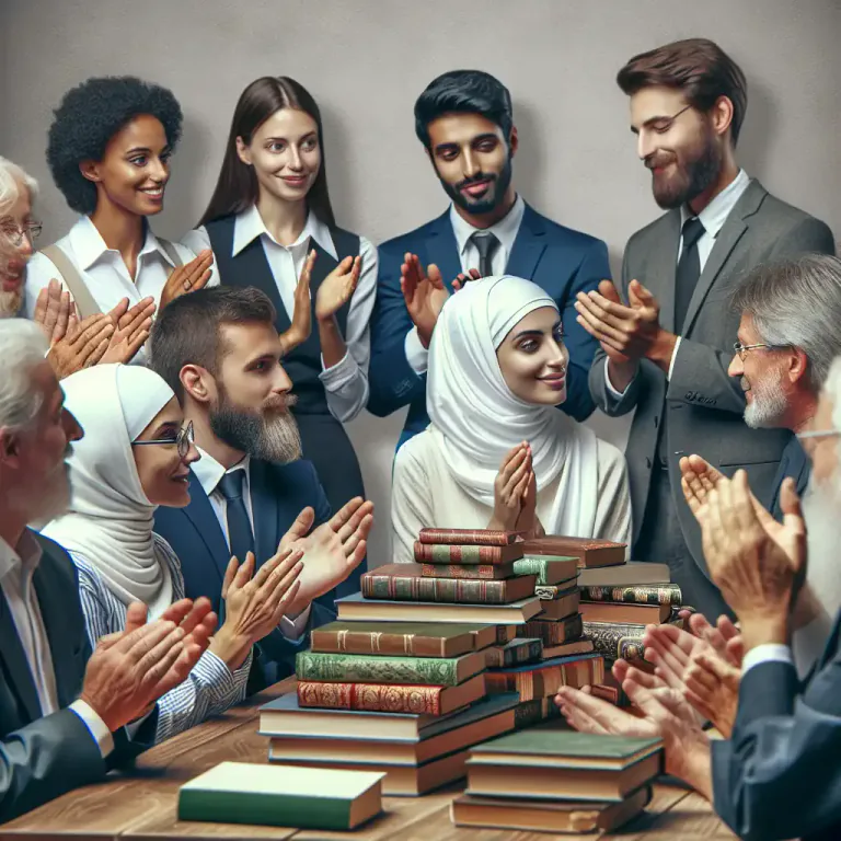 Visual representation of "literary" - Used to describe the people and activities connected with the study of literature
