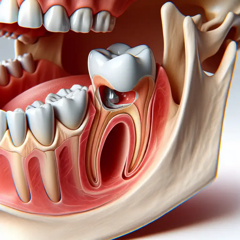 Visual representation of "alveolus" - A small pit or hollow, particularly in a bone.
