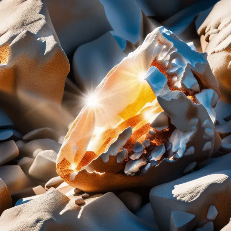 Visual representation of "crystalline" - Having the structure and form of a crystal; composed of crystals