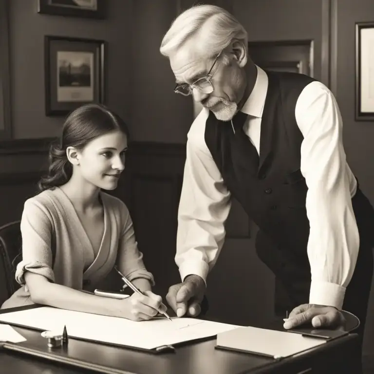 Visual representation of "dad" - A term used affectionately to address an older man