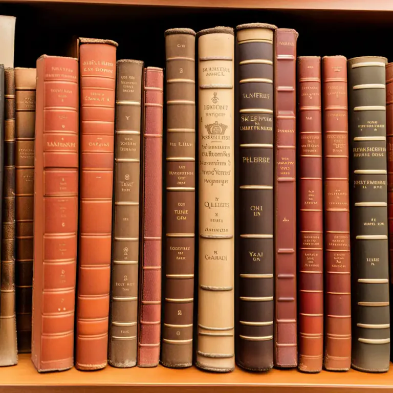 Visual representation of "corpus" - A collection of written works by a specific author or on a specific subject.