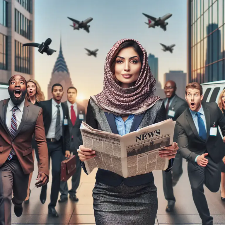 Visual representation of "scoop" - To report a news story before other journalists or news organizations.