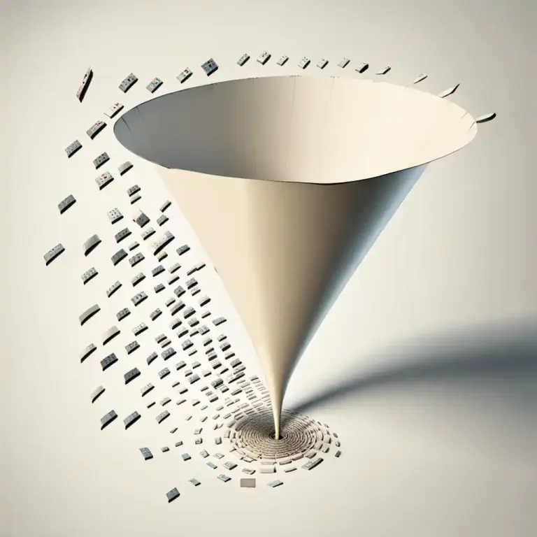 Visual representation of "aggregate" - Collect or gather.