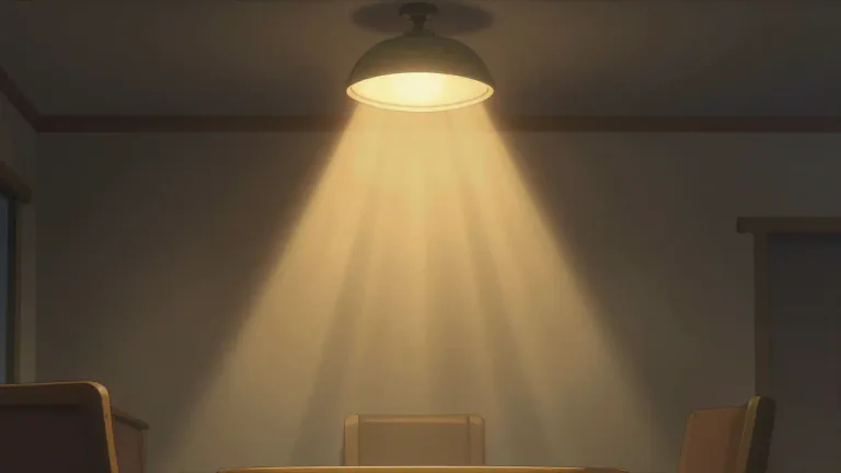 Visual representation of "light" - Something that makes things visible or gives brightness