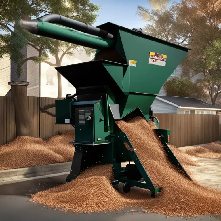 Visual representation of "chipper" - A tool or machine for cutting up wood into chips