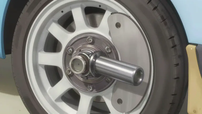 Visual representation of "spindle" - A rod in a machine around which other parts move