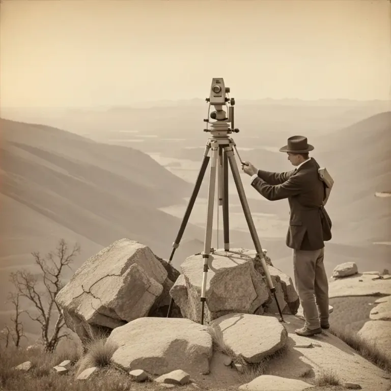 Visual representation of "benchmark" - A surveyor's mark made on a stationary object of previously determined position and elevation and used as a reference point.