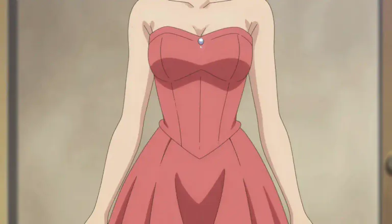 Visual representation of "bodice" - The part of a woman's dress (excluding the sleeves) that is above the waist.