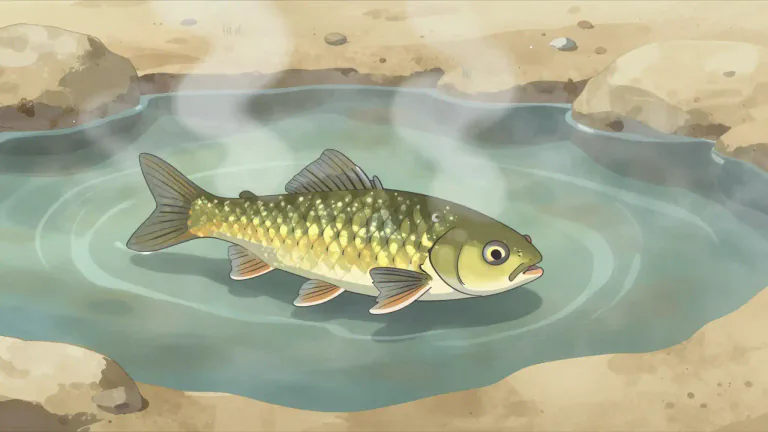 Visual representation of "pupfish" - A small fish belonging to the family Cyprinodontidae, found primarily in desert regions and often showing unique adaptations to extreme environments.