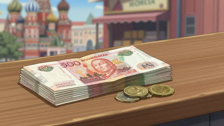 Visual representation of "rouble" - Rouble is the currency or the money used in Russia, Belarus, and other countries