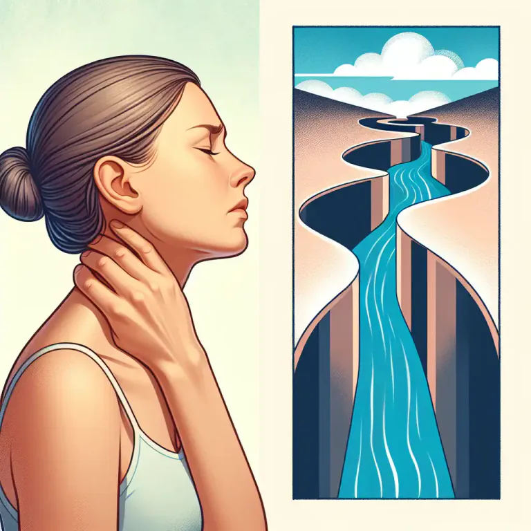 Visual representation of "creek" - A narrow place in body or passage