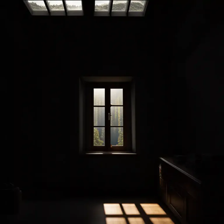 Visual representation of "beam" - A line of light coming from a source such as sun or a flashlight.