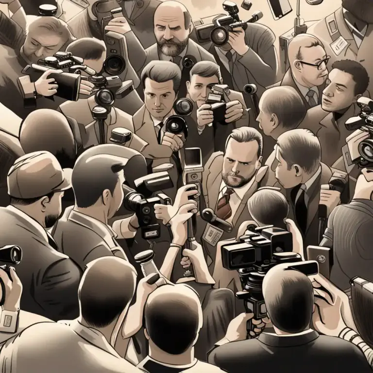 Visual representation of "crowd round" - To gather or collect in large numbers around a person or place.