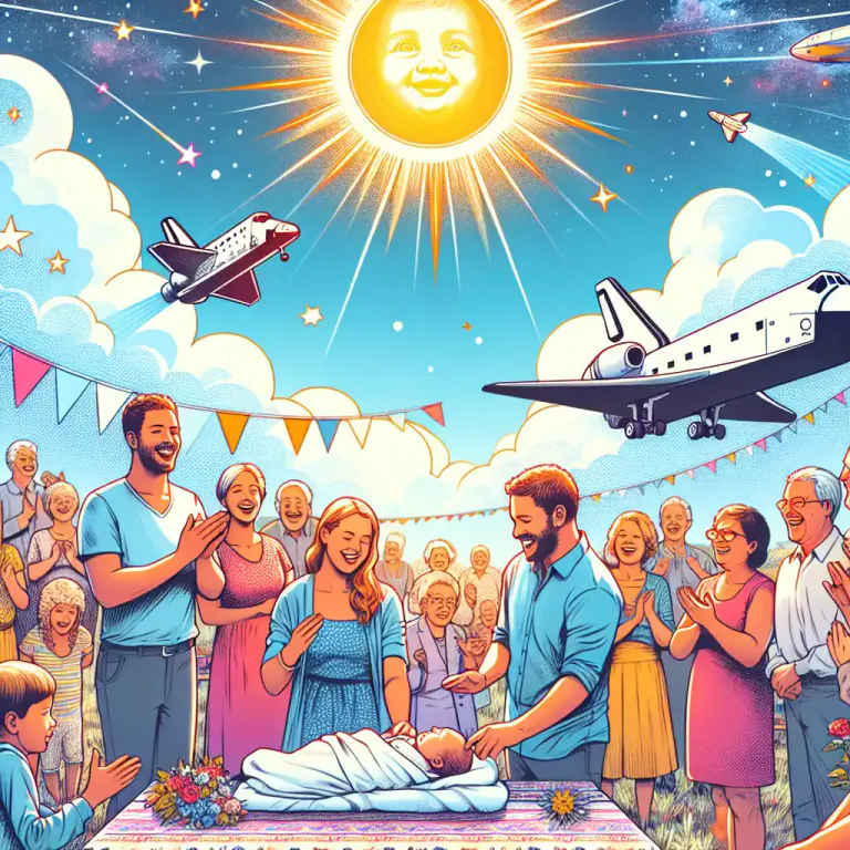 Visual representation of "christen" - To give a name to something or someone.