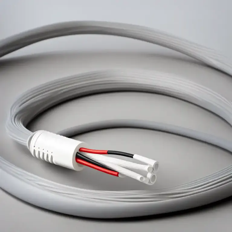 Visual representation of "flex" - A flexible, usually insulated electrical cable.