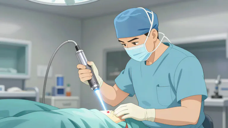 Visual representation of "xenon" - Xenon is used in certain types of gas lasers that are used in surgery and manufacturing.
