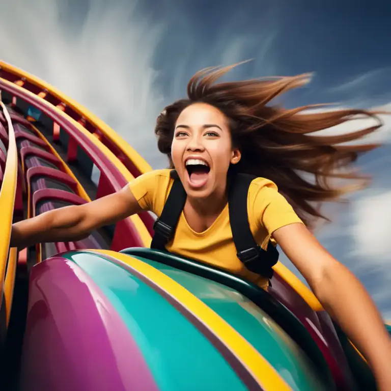 Visual representation of "adrenaline" - Excitement, energy and strong feelings that make you physically alert