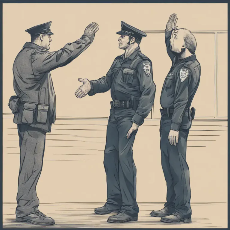 Visual representation of "hands up!" - An order to raise your hands as a sign of surrender or compliance, often used by police or thieves.