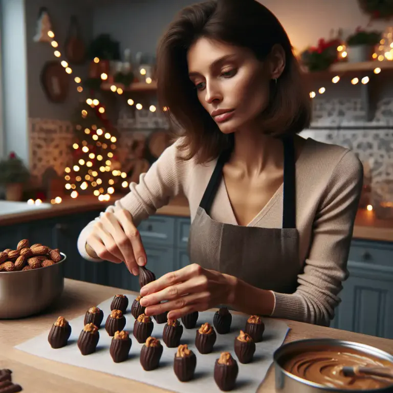 Visual representation of "buckeye" - A candy with peanut butter filling covered by chocolate, looks like the nut from buckeye tree.