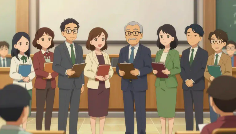 Visual representation of "faculty" - A group of teachers in a school, college or university.