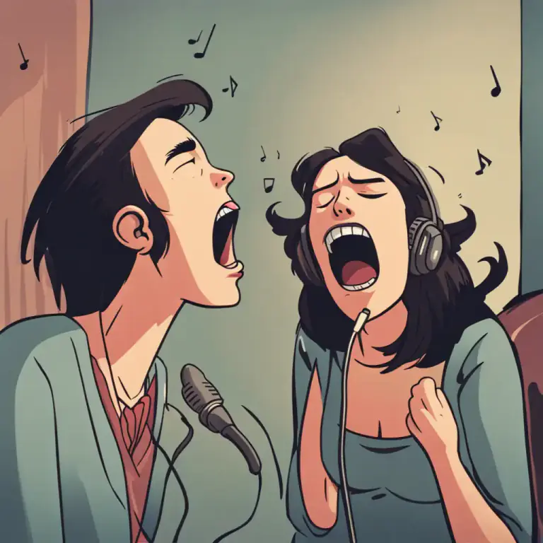 Visual representation of "set somebody’s teeth on edge" - To annoy or irritate someone.