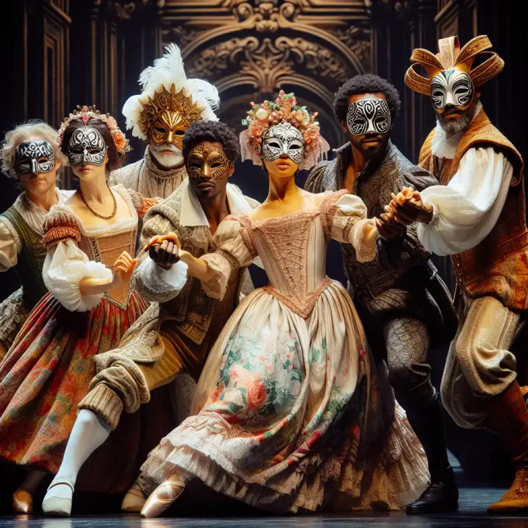 Visual representation of "masque" - A mask, specially one used in a play or ballet.