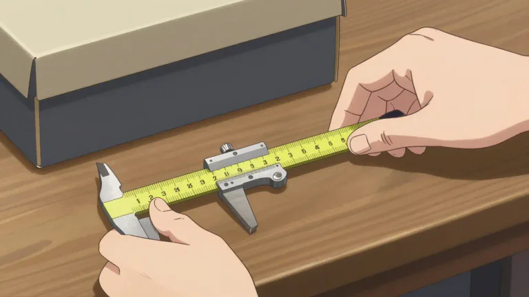 Visual representation of "measurement" - The size, length, or amount of something as established by measuring