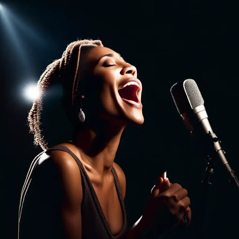 Visual representation of "angelic" - Sounding sweet and beautiful, like the voice of an angel.