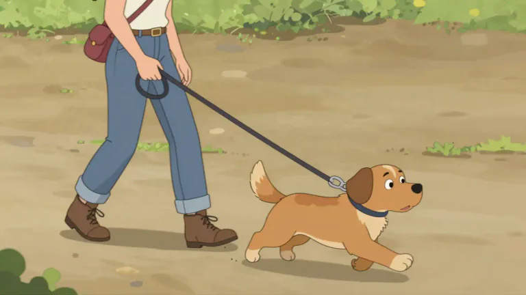 Visual representation of "leash" - To control or hold back by as if by a leash.