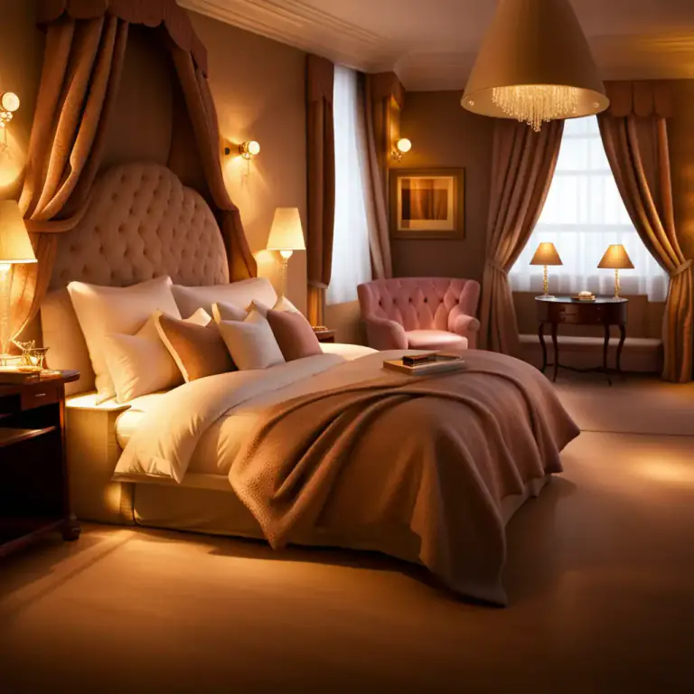 Visual representation of "boudoir" - A style of bedroom decoration