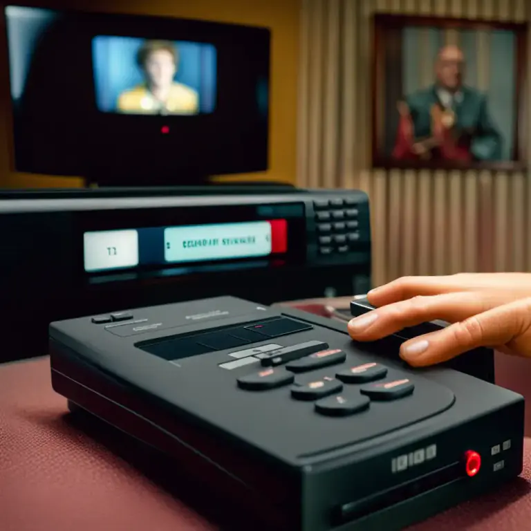 Visual representation of "tape" - To record something using a cassette or video tape.