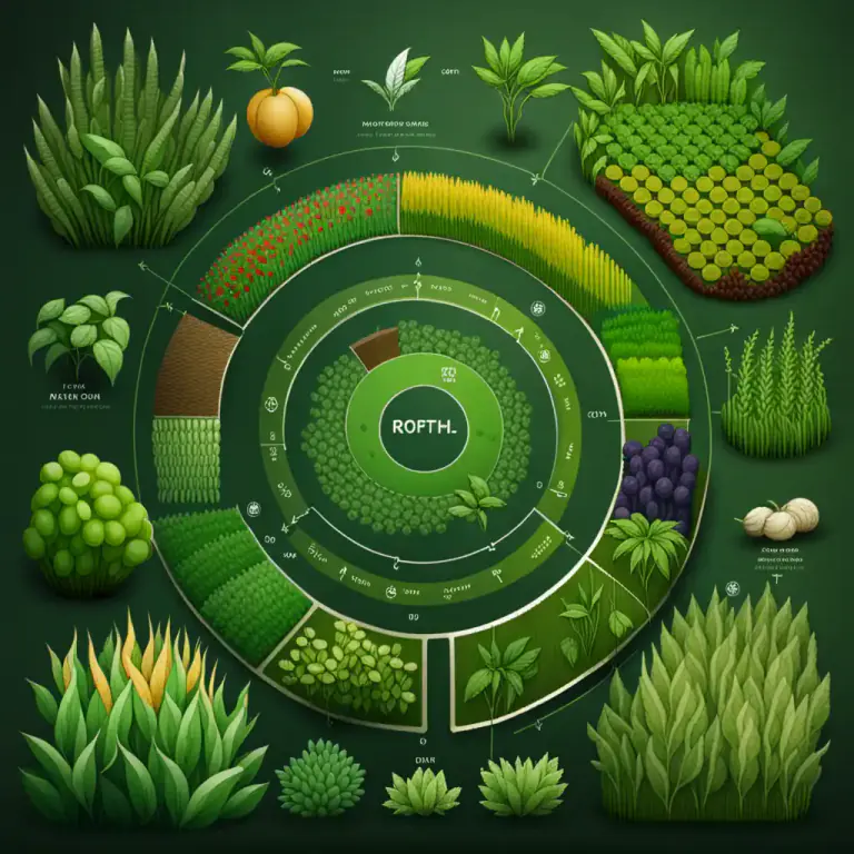 Visual representation of "fertility" - The ability of soil or land to produce good crops
