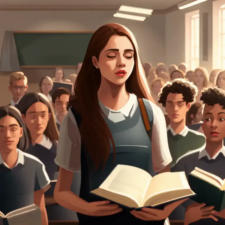 Visual representation of "out loud" - In a voice that can be heard by others.
