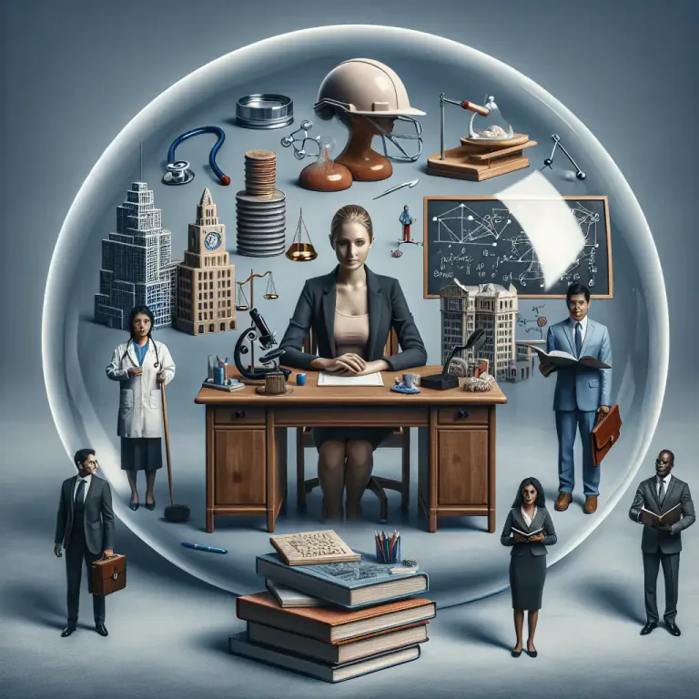 Visual representation of "purview" - The range of influence or control