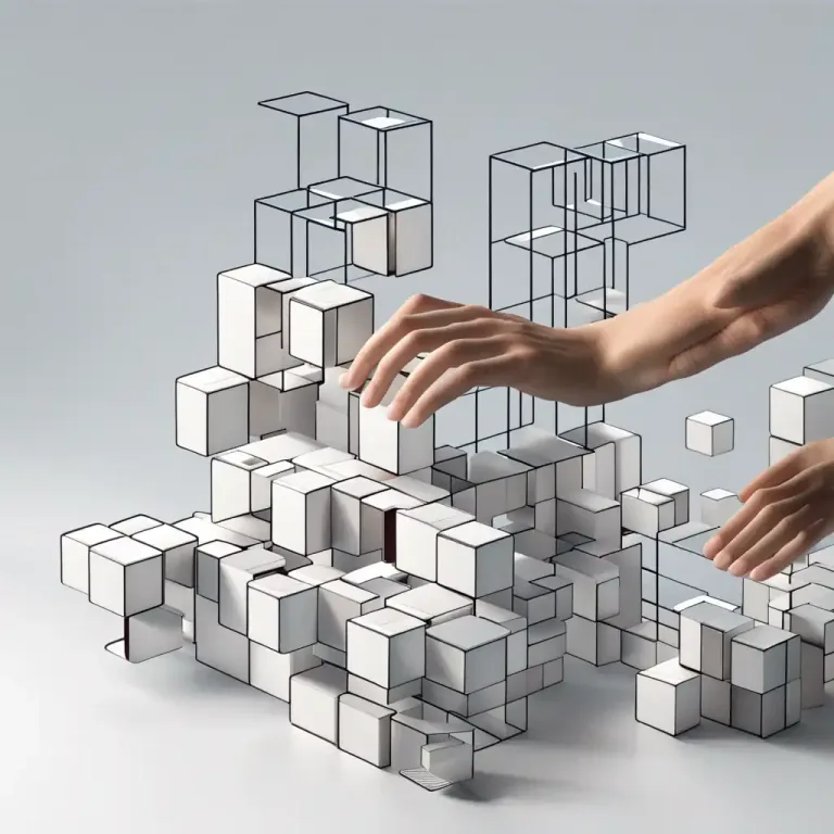 Visual representation of "reshape" - In computing, to alter the structure of (an array or other data structure).