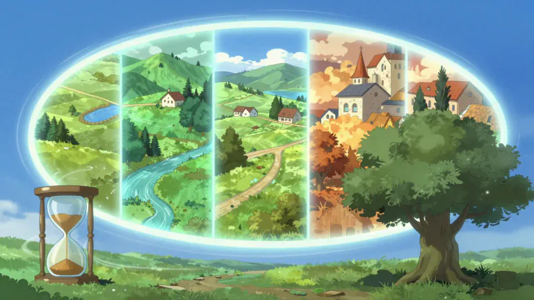 Visual representation of "century" - A period of 100 years.